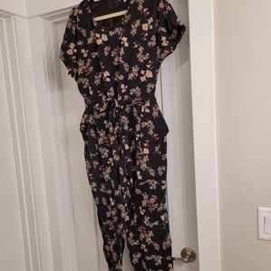 XL Floral Jumpsuit